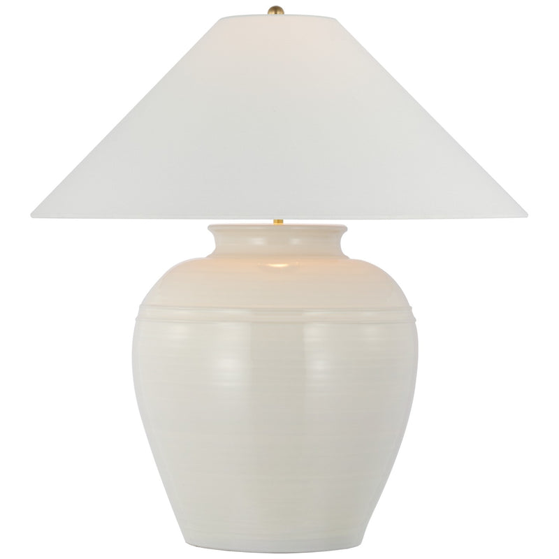 Visual Comfort Signature AL 3615IVO-L LED Table Lamp, Ivory