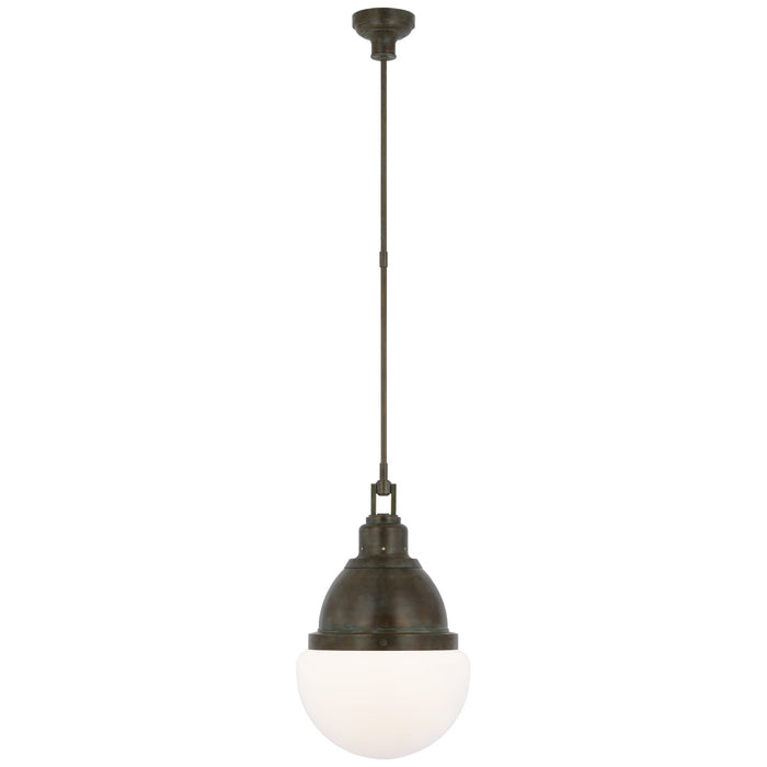 Visual Comfort Signature AL 5050BZV-WG LED Pendant, Bronze