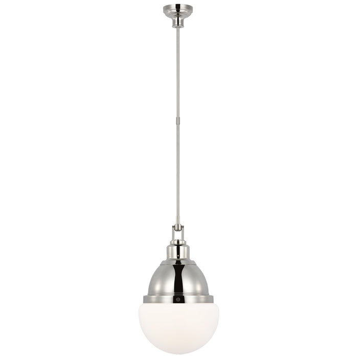Visual Comfort Signature AL 5050PN-WG LED Pendant, Polished Nickel