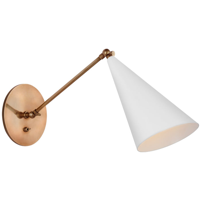 Visual Comfort Signature ARN 2025WHT LED Wall Sconce, White