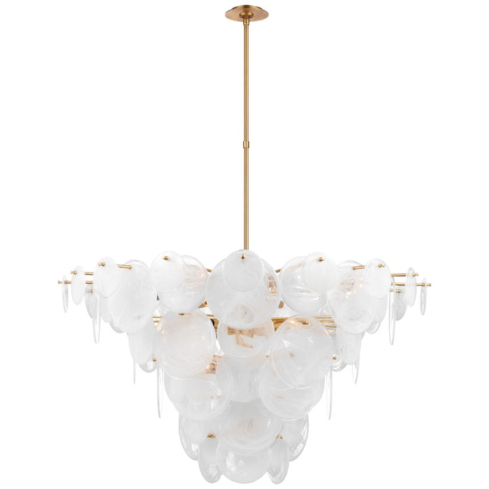 Visual Comfort Signature ARN 5454G-WSG LED Chandelier, Gild