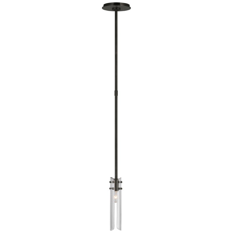 Visual Comfort Signature ARN 5480BZ-CG LED Pendant, Bronze