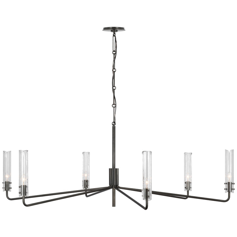 Visual Comfort Signature ARN 5485BZ-CG LED Chandelier, Bronze