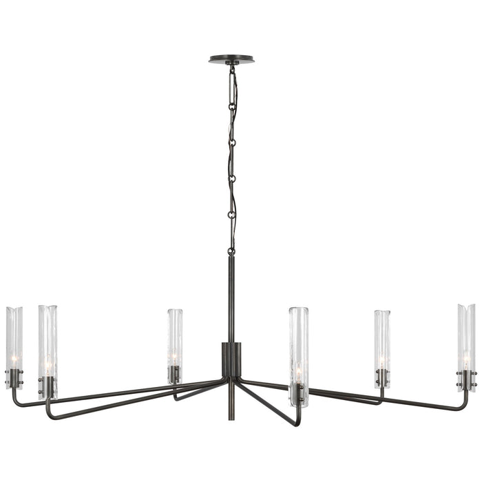 Visual Comfort Signature ARN 5485BZ-CG LED Chandelier, Bronze