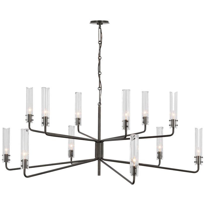 Visual Comfort Signature ARN 5486BZ-CG LED Chandelier, Bronze