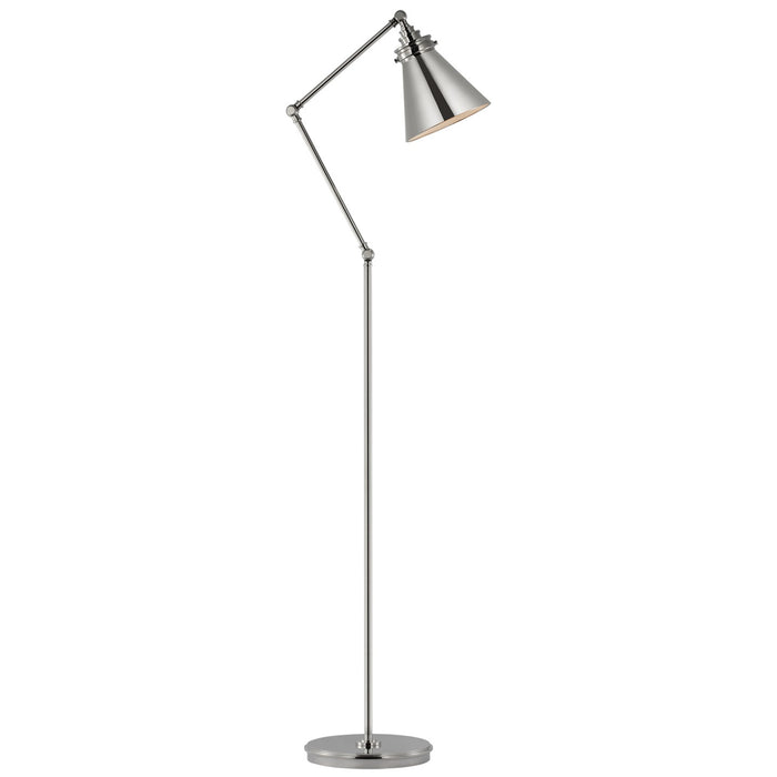 Visual Comfort Signature CHA 9010PN LED Floor Lamp, Polished Nickel