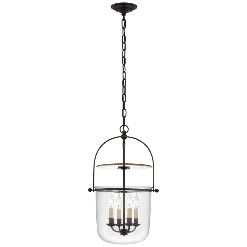 Visual Comfort Signature CHC 2269AI-CG Four Light Lantern, Aged Iron