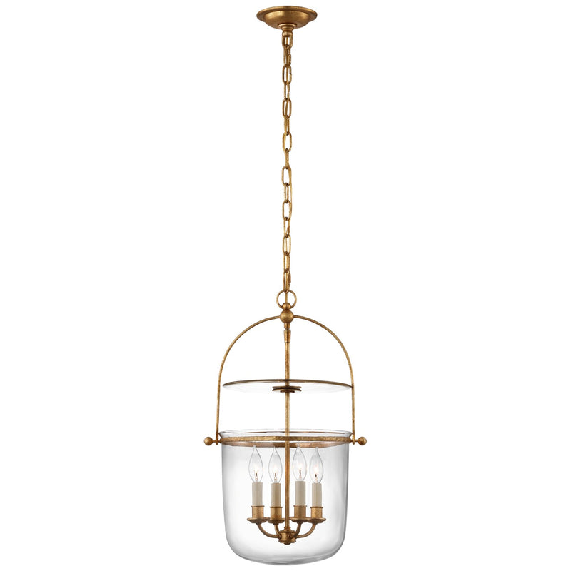 Visual Comfort Signature CHC 2269GI-CG Four Light Lantern, Gilded Iron