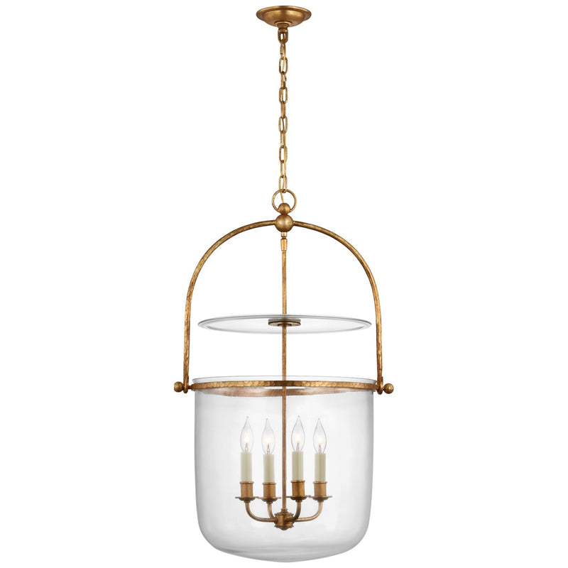 Visual Comfort Signature CHC 2270GI-CG Four Light Lantern, Gilded Iron