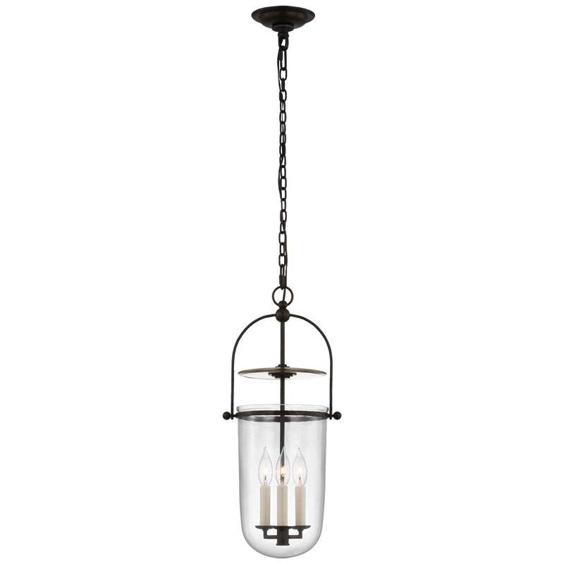 Visual Comfort Signature CHC 2298AI-CG Three Light Lantern, Aged Iron