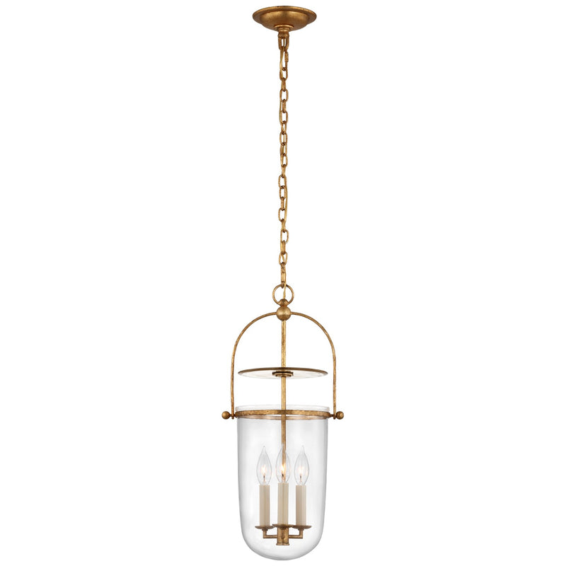 Visual Comfort Signature CHC 2298GI-CG Three Light Lantern, Gilded Iron