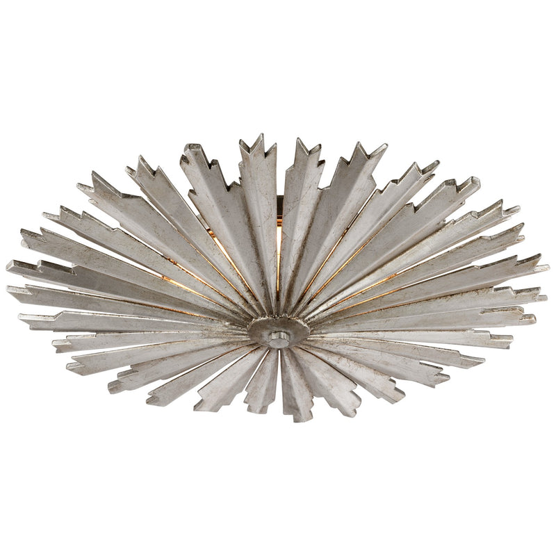 Visual Comfort Signature CHC 4400BSL LED Flush Mount, Burnished Silver Leaf