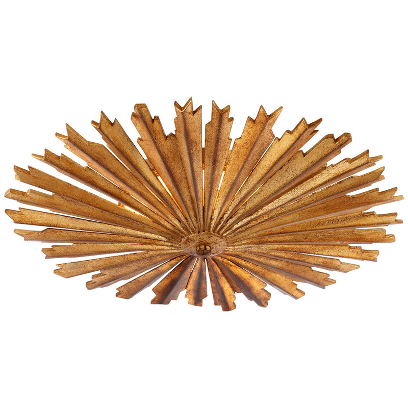 Visual Comfort Signature CHC 4400GI LED Flush Mount, Gilded Iron