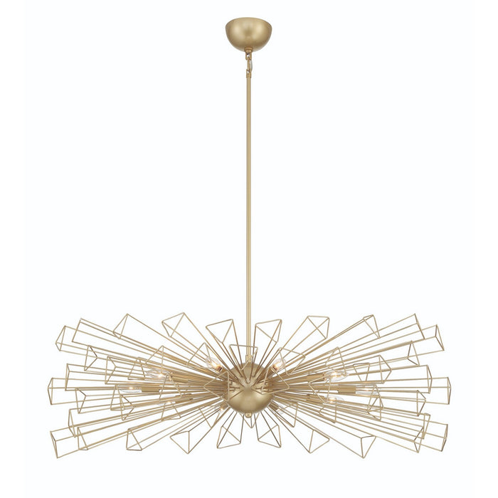 Eurofase 46761-026 Ten Light Chandelier, Gold