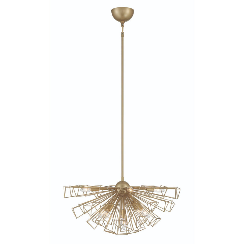 Eurofase 46762-023 Nine Light Semi-Flush Mount, Gold
