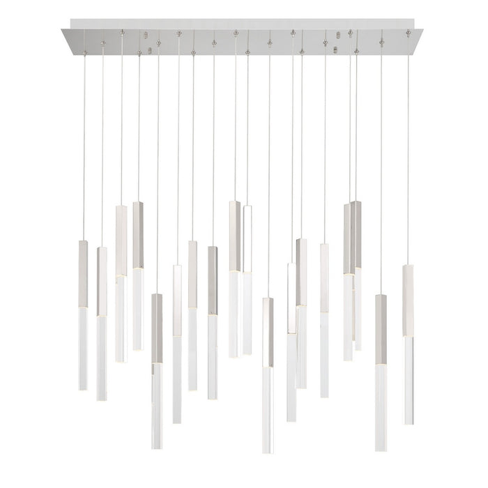 Eurofase 46771-032 LED Chandelier, Polished Nickel