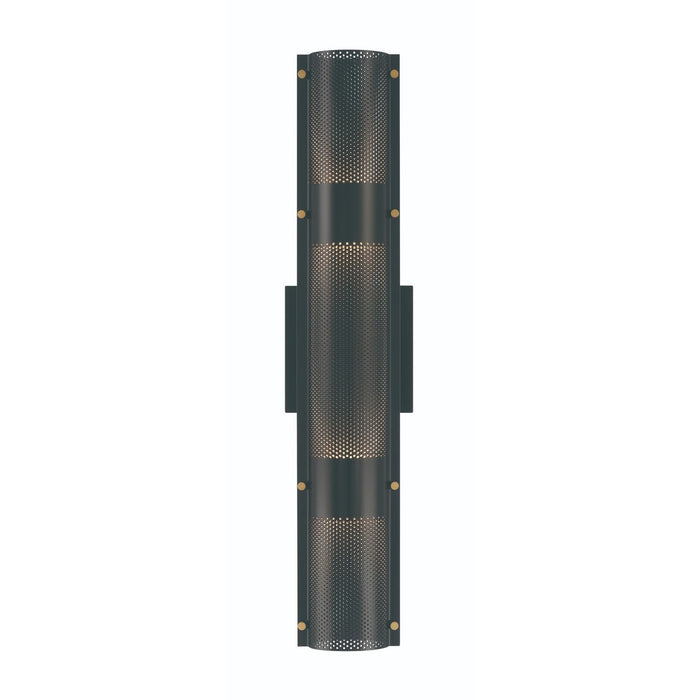 Eurofase 46802-019 LED Outdoor Wall Sconce, Gold-Black