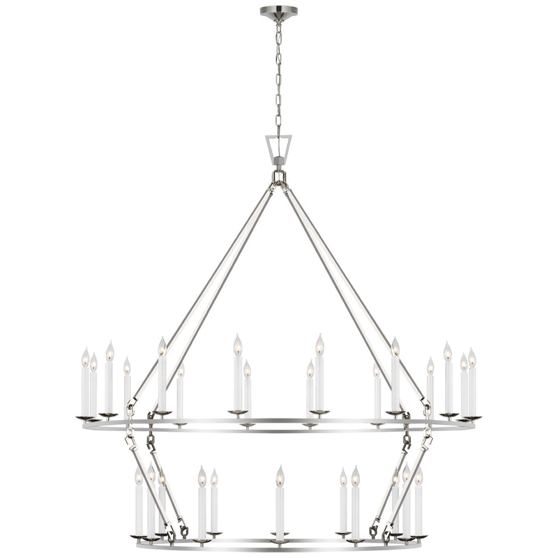 Visual Comfort Signature CHC 5277PN LED Chandelier, Polished Nickel