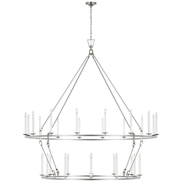 Visual Comfort Signature CHC 5278PN LED Chandelier, Polished Nickel