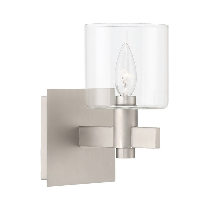 Eurofase 46811-028 One Light Wall Mount, Satin Nickel