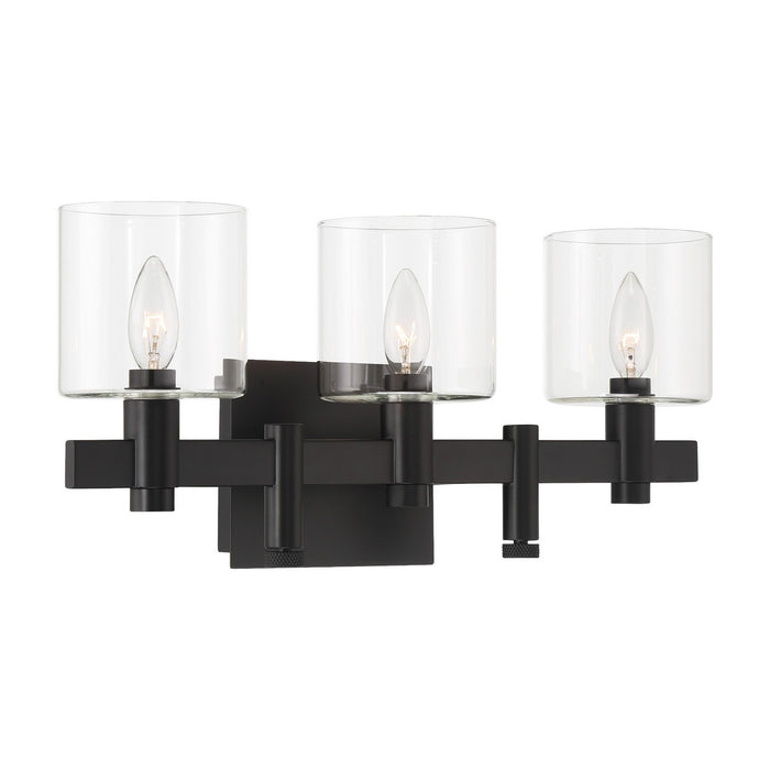 Eurofase 46812-018 Three Light Wall Mount, Black