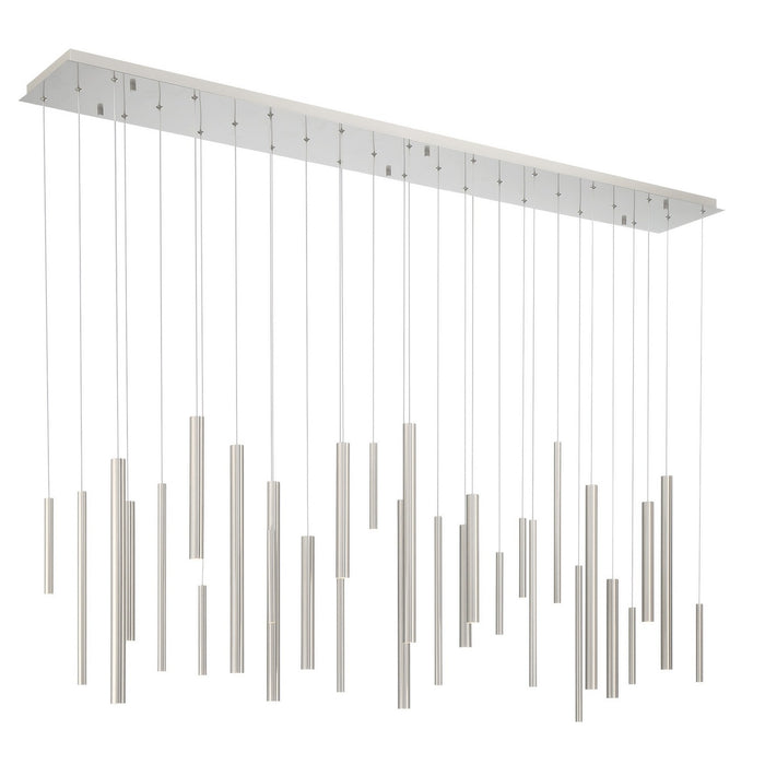 Eurofase 46814-036 LED Chandelier, Satin Nickel