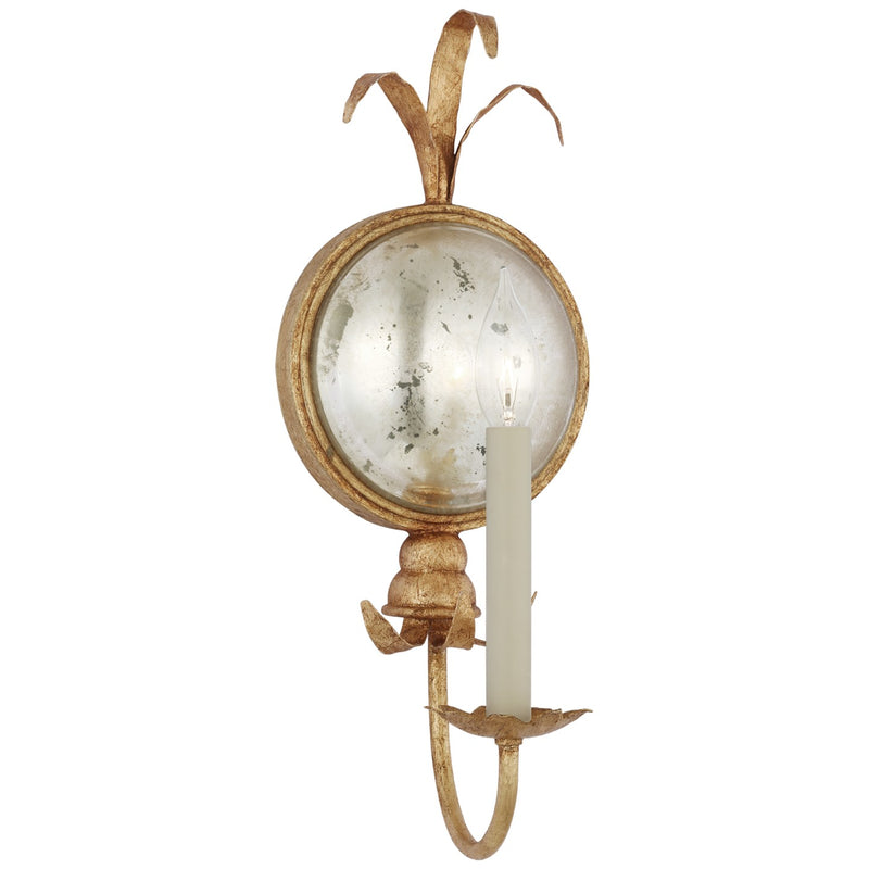 Visual Comfort Signature CHD 2179GI LED Wall Sconce, Gilded Iron
