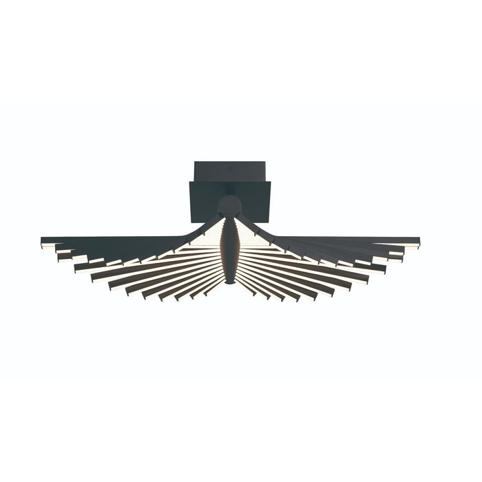 Eurofase 46897-015 LED Semi-Flush Mount, Black