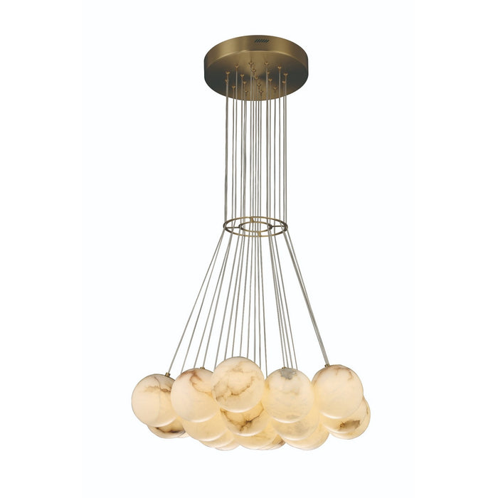 Eurofase 46914-019 LED Chandelier, Gold