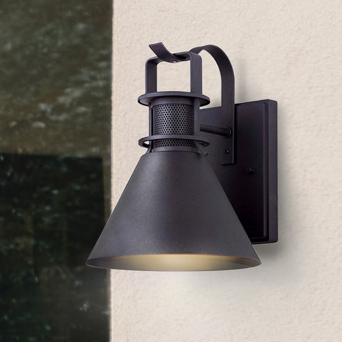 Canarm IOL586BK One Light Outdoor Wall Mount, Black