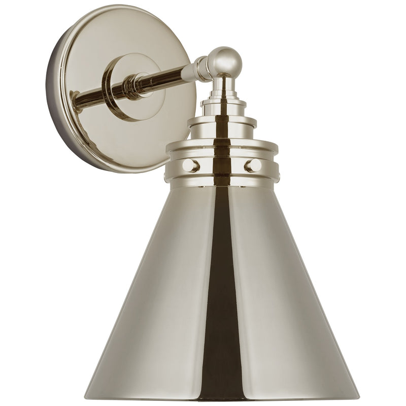 Visual Comfort Signature CHD 2527PN LED Wall Sconce, Polished Nickel