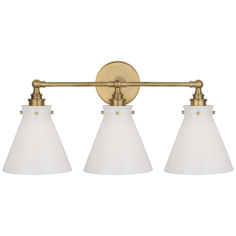 Visual Comfort Signature CHD 2529AB-WG LED Wall Sconce, Antique-Burnished Brass