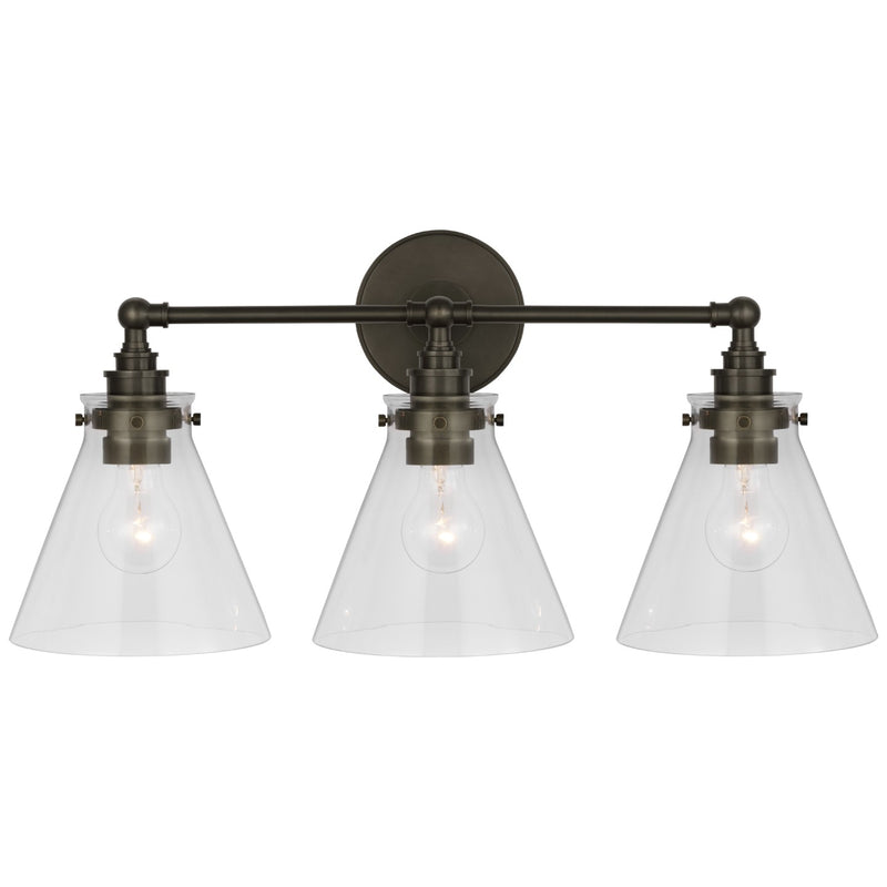 Visual Comfort Signature CHD 2529BZ-CG LED Wall Sconce, Bronze