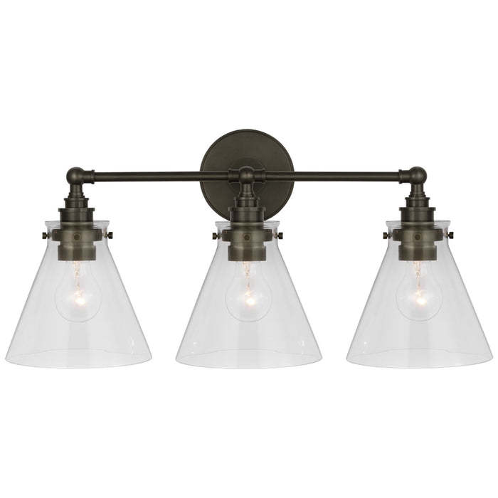 Visual Comfort Signature CHD 2529BZ-CG LED Wall Sconce, Bronze