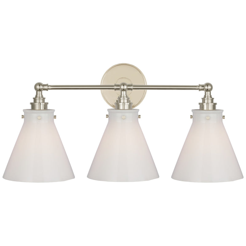Visual Comfort Signature CHD 2529PN-WG LED Wall Sconce, Polished Nickel