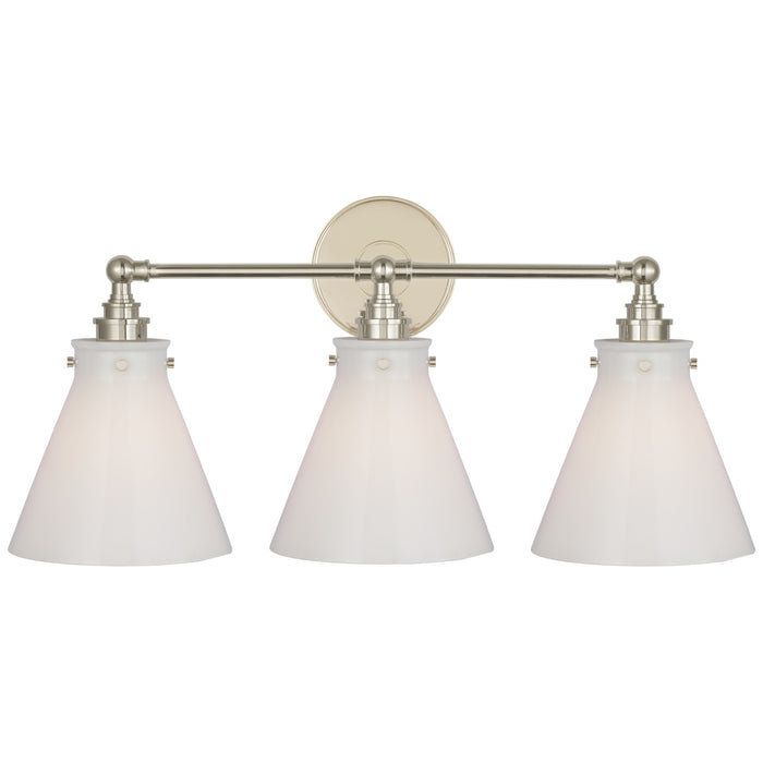Visual Comfort Signature CHD 2529PN-WG LED Wall Sconce, Polished Nickel