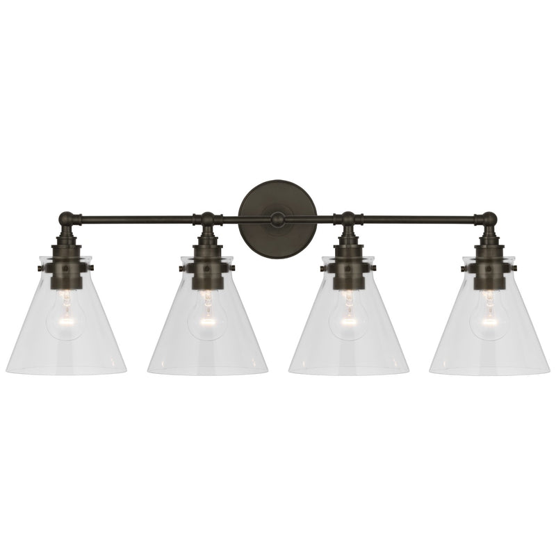 Visual Comfort Signature CHD 2530BZ-CG LED Wall Sconce, Bronze