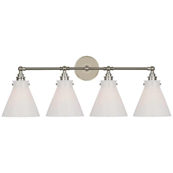 Visual Comfort Signature CHD 2530PN-WG LED Wall Sconce, Polished Nickel