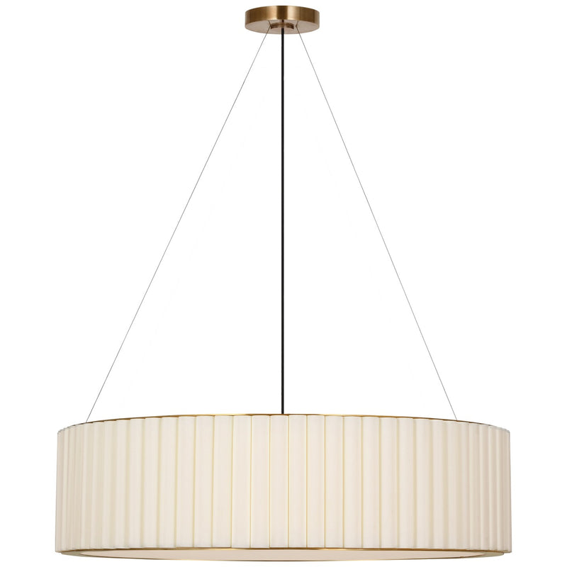 Visual Comfort Signature IKF 5442HAB-L LED Pendant, Hand-Rubbed Antique Brass
