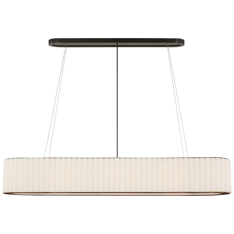 Visual Comfort Signature IKF 5445BZ-L LED Linear Chandelier, Bronze