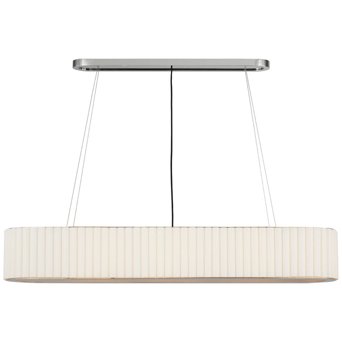 Visual Comfort Signature IKF 5445PN-L LED Linear Chandelier, Polished Nickel