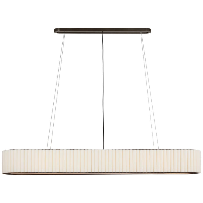 Visual Comfort Signature IKF 5446BZ-L LED Linear Chandelier, Bronze