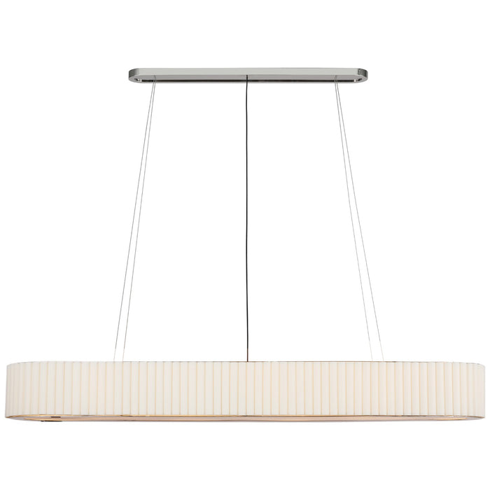 Visual Comfort Signature IKF 5446PN-L LED Linear Chandelier, Polished Nickel