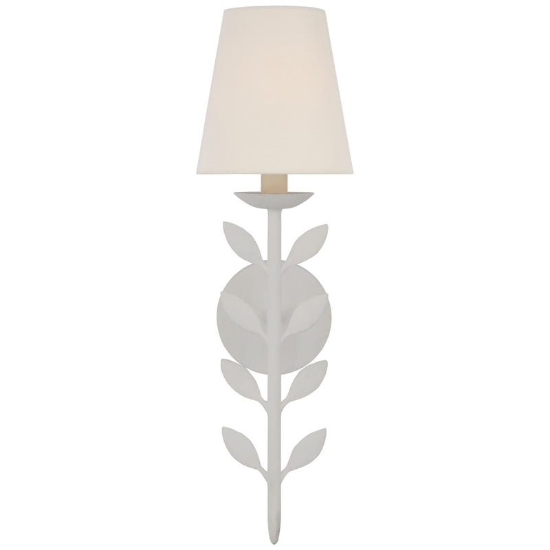 Visual Comfort Signature JN 2086PW-L LED Wall Sconce, Plaster White