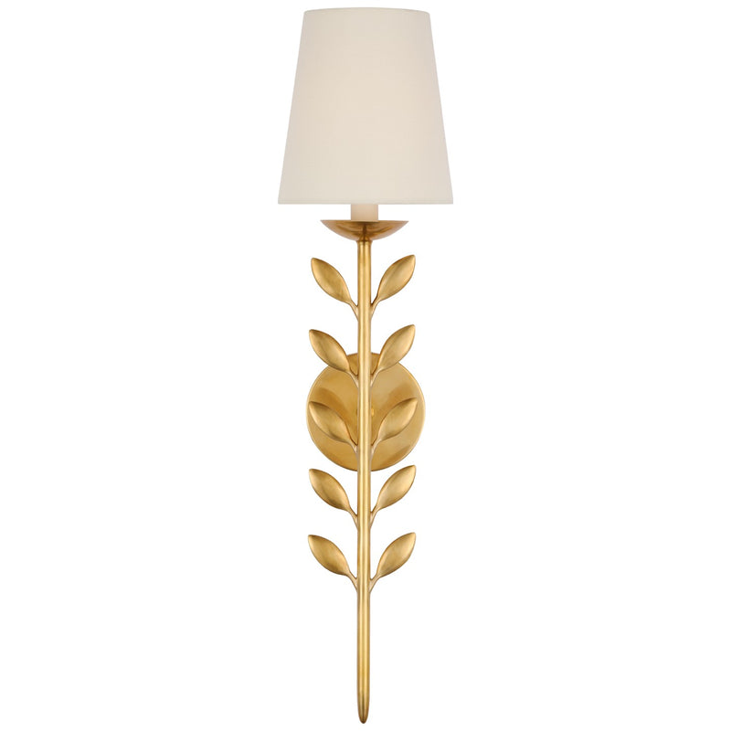 Visual Comfort Signature JN 2087HAB-L LED Wall Sconce, Hand-Rubbed Antique Brass