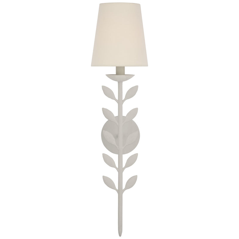 Visual Comfort Signature JN 2087PW-L LED Wall Sconce, Plaster White