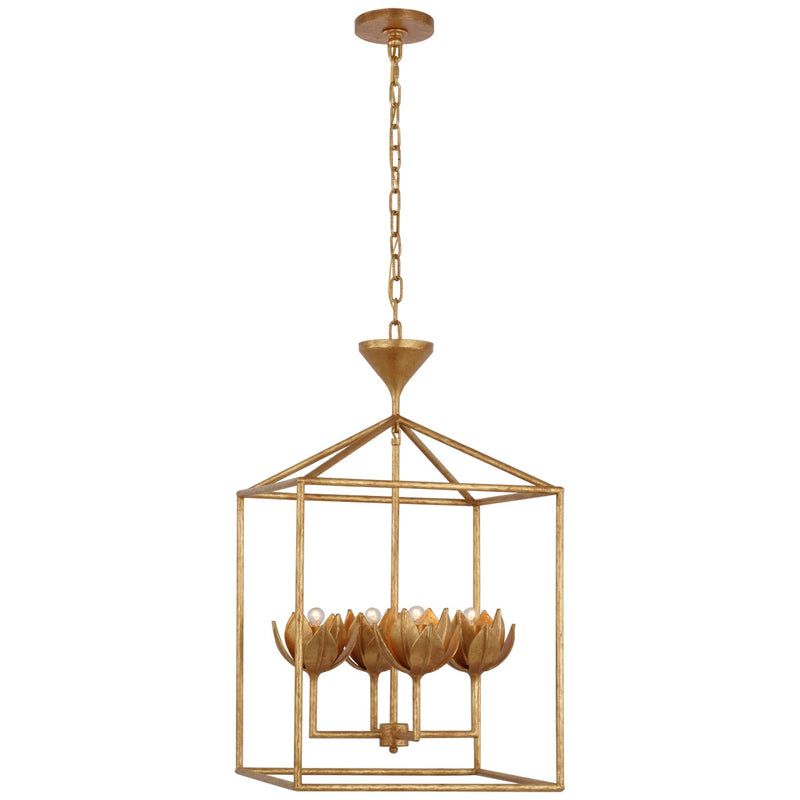 Visual Comfort Signature JN 5302AGL LED Pendant, Antique Gold Leaf
