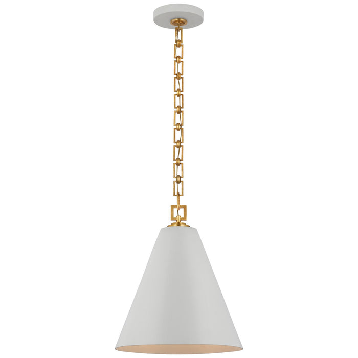 Visual Comfort Signature JN 5321SW/G LED Pendant, Soft White and Gild