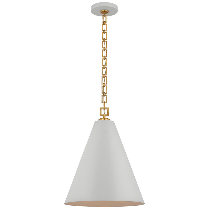 Visual Comfort Signature JN 5322SW/G LED Pendant, Soft White and Gild