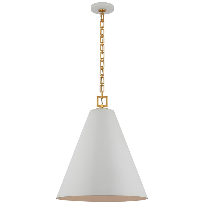 Visual Comfort Signature JN 5323SW/G LED Pendant, Soft White and Gild